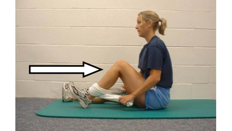 Knee flexion stretch