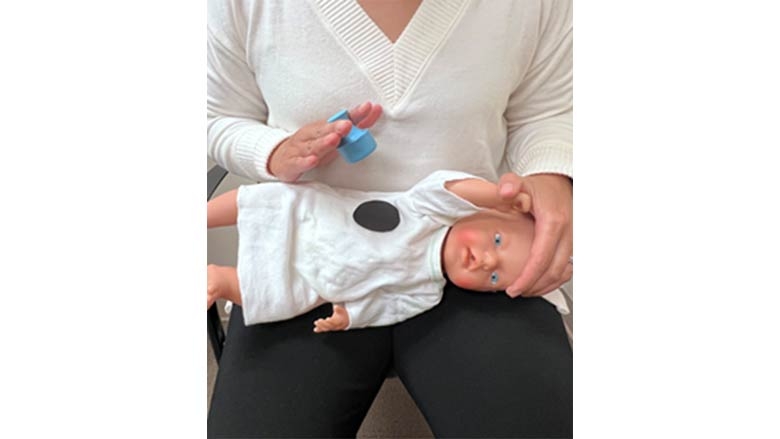 Chest Physical Therapy (CPT) for Children Less Than 2 Years Old - Position 4