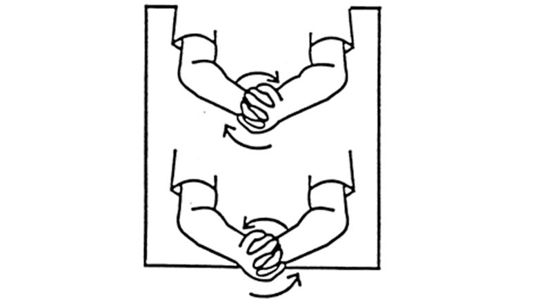 Upper Extremity Exercise: Turning Palm Up and Down