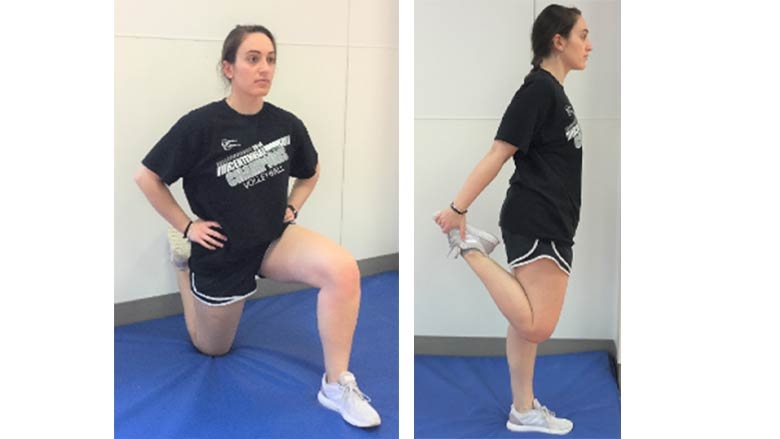 Runner's hip and thigh stretch