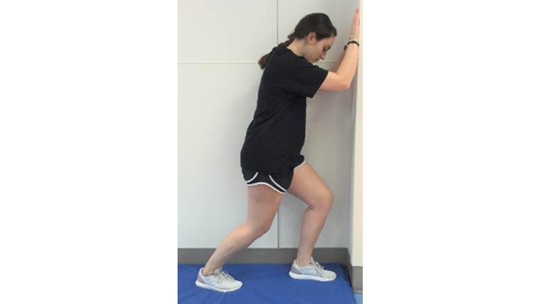 Calf stretch (soleus)