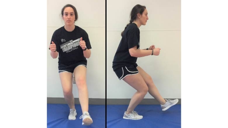 Single leg squat