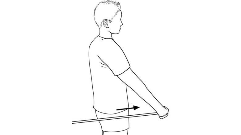 Strengthening: Upper Extremity Exercises with an Exercise Band - Shoulder flexion