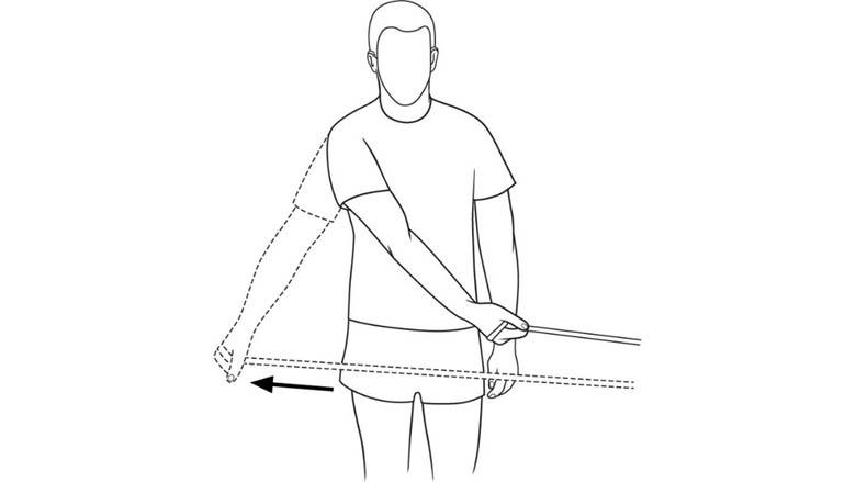 Strengthening: Upper Extremity Exercises with an Exercise Band - Shoulder side pull (abduction)