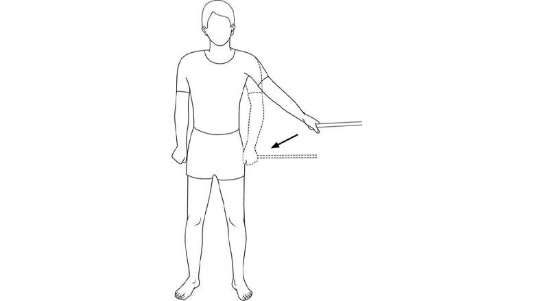 Strengthening: Upper Extremity Exercises with an Exercise Band - Shoulder adduction