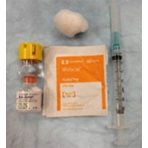 Injecting Solu-Cortef - Figure 1