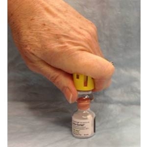 Injecting Solu-Cortef - Figure 2