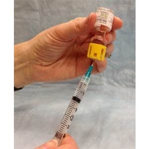 Injecting Solu-Cortef - Figure 7