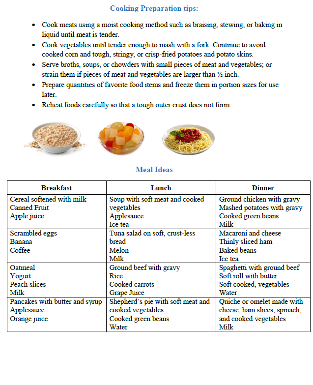 Esophageal Stent Diet